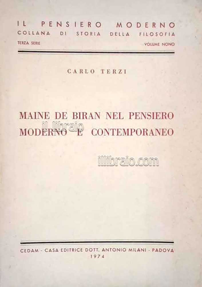 Maine de Biran nel pensiero moderno e contemporaneo