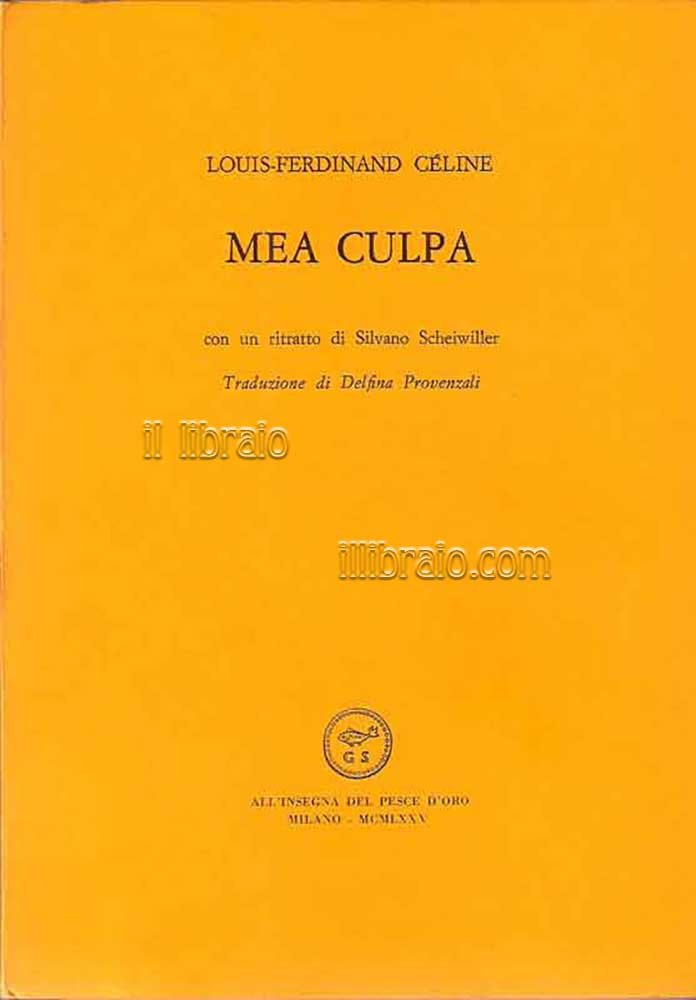 Mea culpa