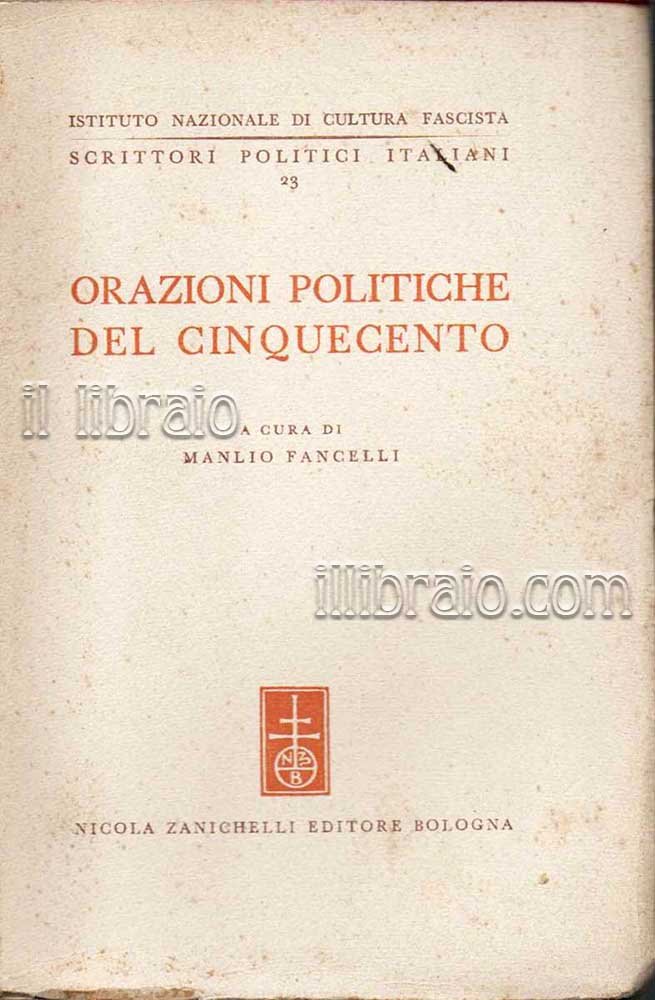 Orazioni politiche del Cinquecento