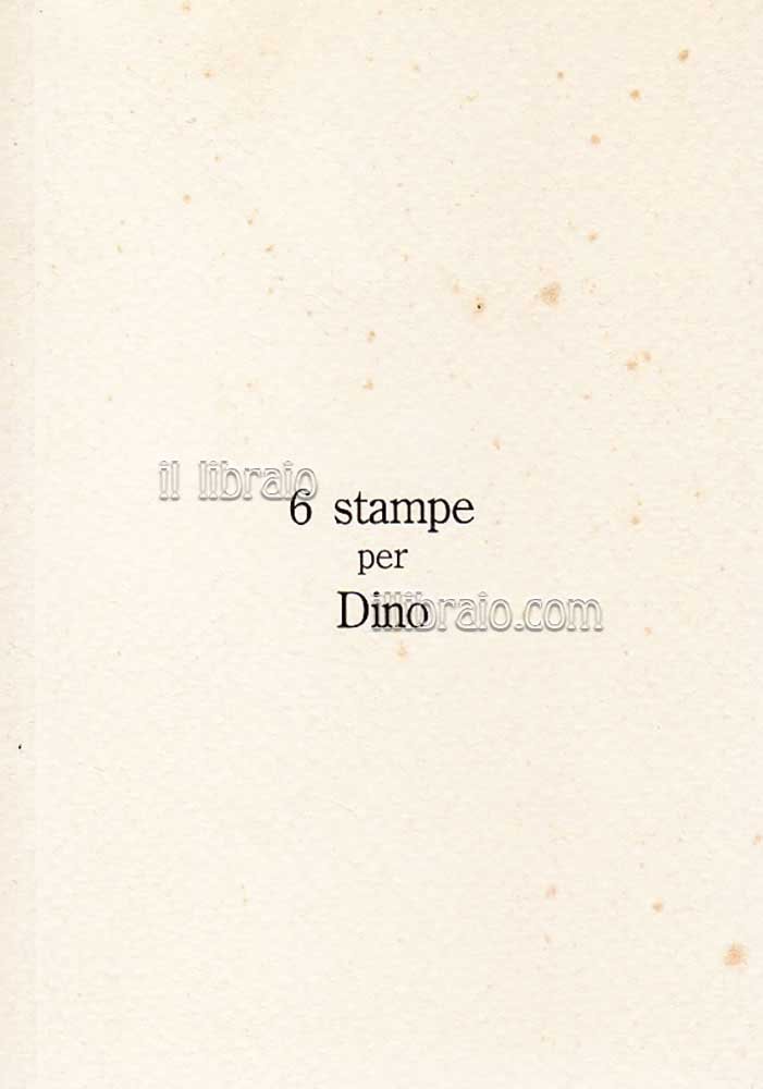 Per Dino (Tamburini). 6 stampe natalizie per gli amici 1986 …