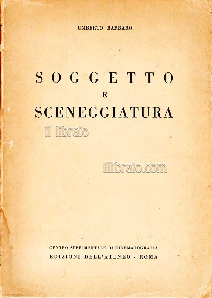 Soggetto e sceneggiatura