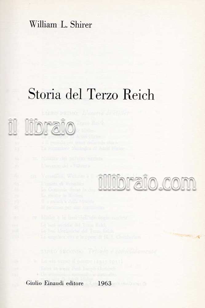 Storia del Terzo Reich