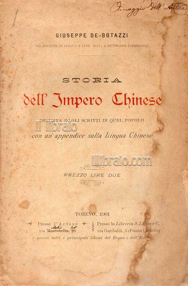 Storia dell'Impero Chinese desunta dagli scritti di quel popolo con …