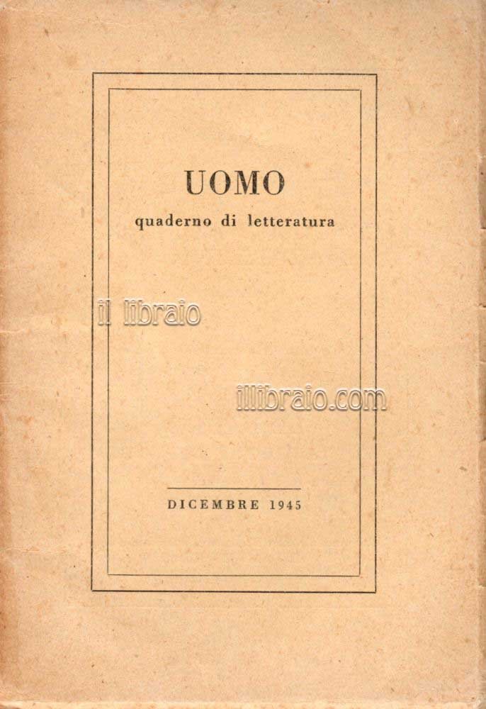 Uomo quaderno di letteratura