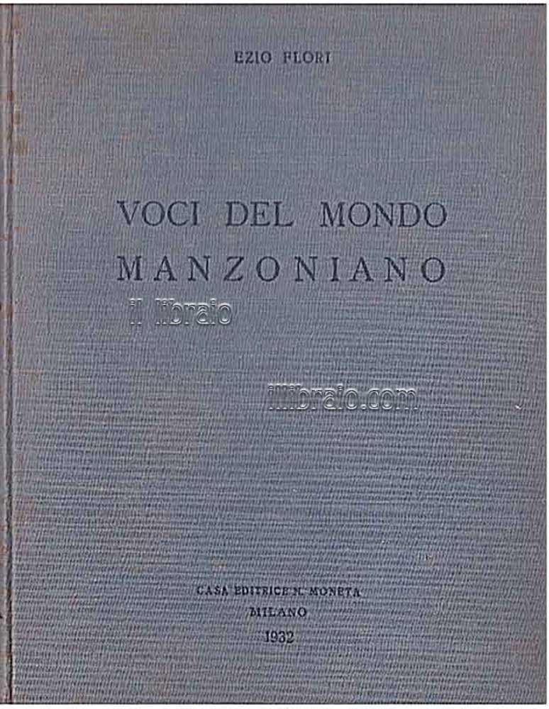 Voci del mondo manzoniano
