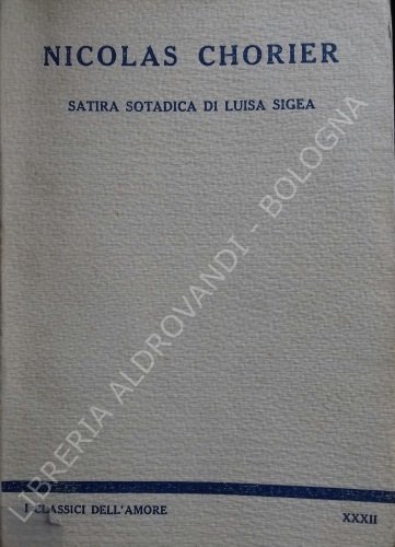 SATIRA SOTADICA DI LUISA SIGEA