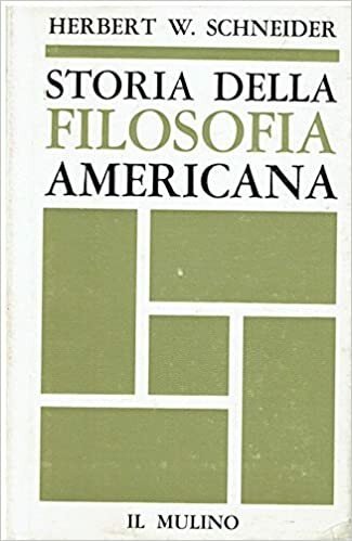 STORIA DELLA FILOSOFIA AMERICANA