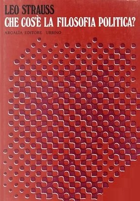 CHE COS'E' LA FILOSOFIA POLITICA? Scritti su Hobbes e altri …
