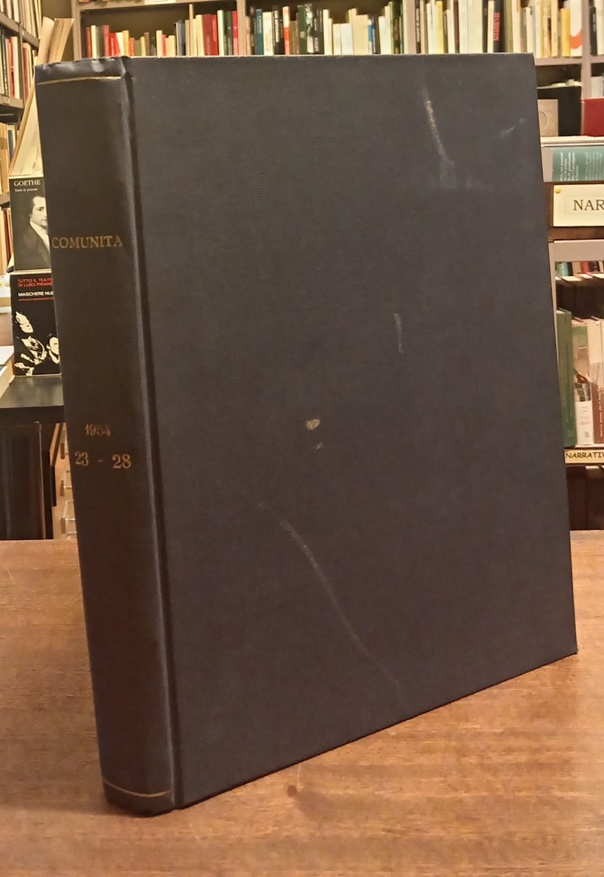 COMUNITA'. Rivista bimestrale del Movimento Comunità. 6 numeri. Tutto il …