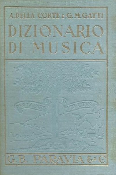DIZIONARIO DI MUSICA