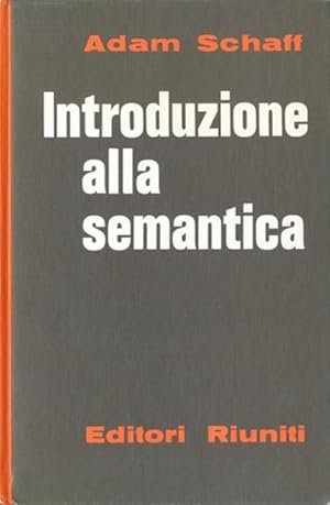 INTRODUZIONE ALLA SEMANTICA