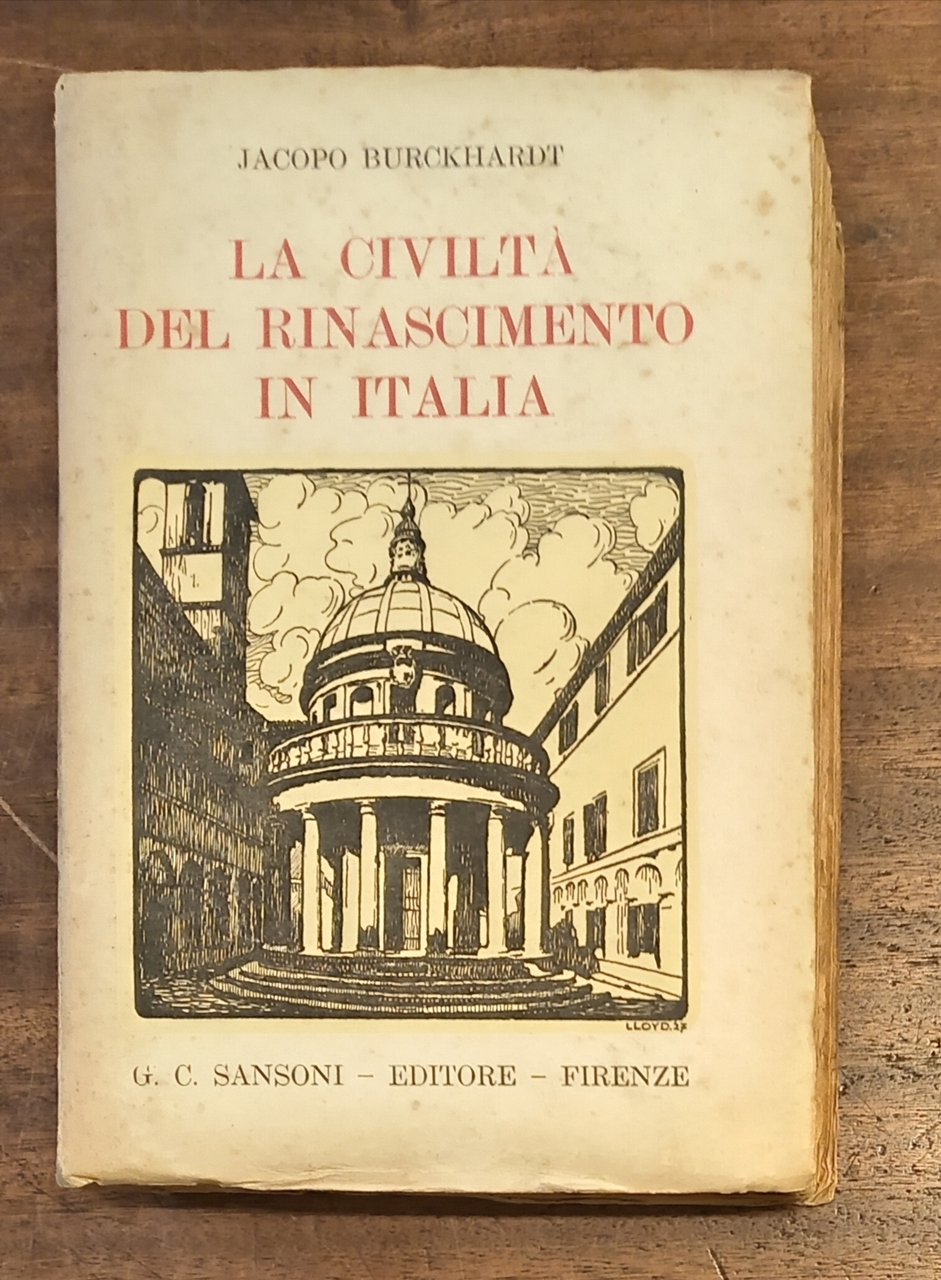 LA CIVILTA' DEL RINASCIMENTO IN ITALIA