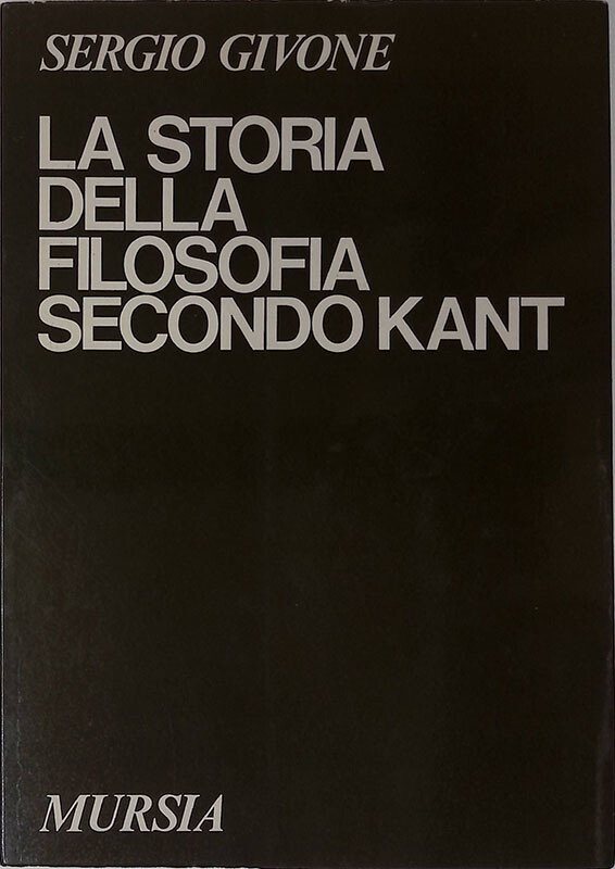 LA STORIA DELLA FILOSOFIA SECONDO KANT
