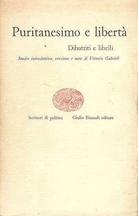 PURITANESIMO E LIBERTA'. Dibattiti e libelli | Immagine principale