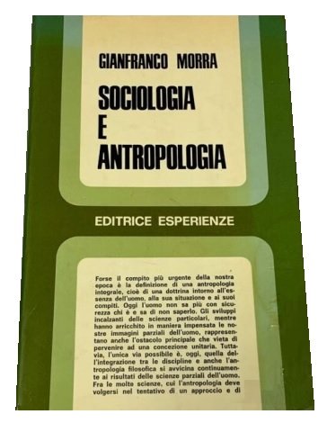 SOCIOLOGIA E ANTROPOLOGIA