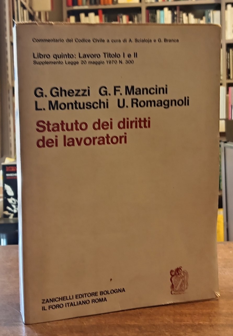 STATUTO DEI DIRITTI DEI LAVORATORI