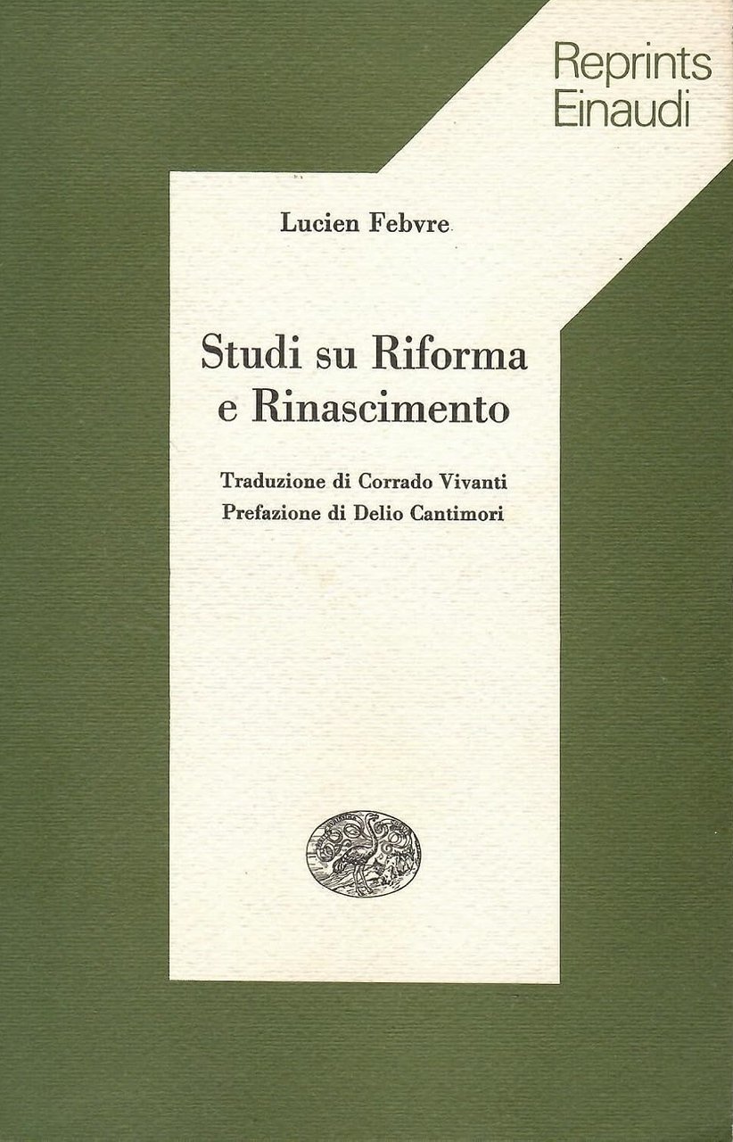 STUDI SU RIFORMA E RINASCIMENTO | Immagine principale