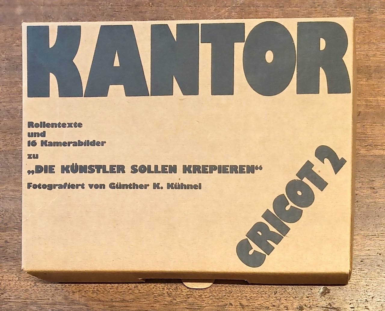 THEATER CRICOT 2, KRAKAU. DIE KUNSTLER SOLLEN KREPIEREN