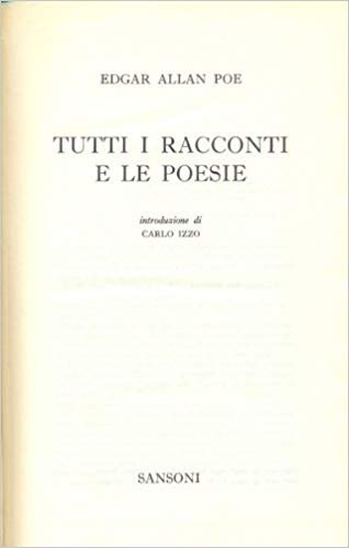 TUTTI I RACCONTI E LE POESIE