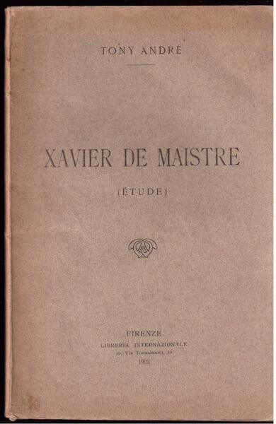 Xavier De Maistre Etude