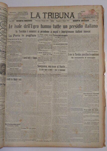 La Tribuna-Il Giornale d'Italia-Il Secolo XIX-Caffaro-La Stampa