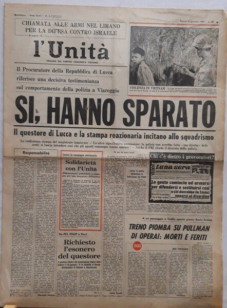 Il Procuratore dedlla Repubblica di Lucca riferisce una decisiva testimonianza …