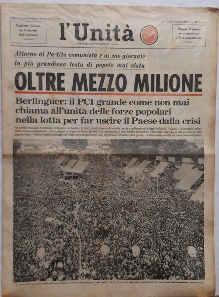 Attorno al Partito Comunista e al suo giornale la più …