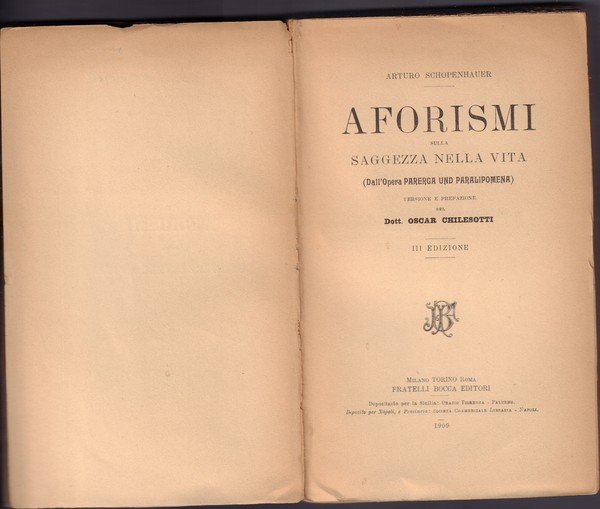Aforismi sulla saggezza della vita
