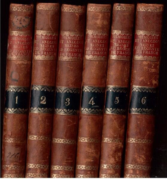 Mémoires historiques, et anecdotes sur les reines et régentes de …