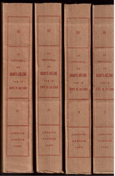 Le Mémorial de Sainte-Hélène par le Comte De Las Cases …