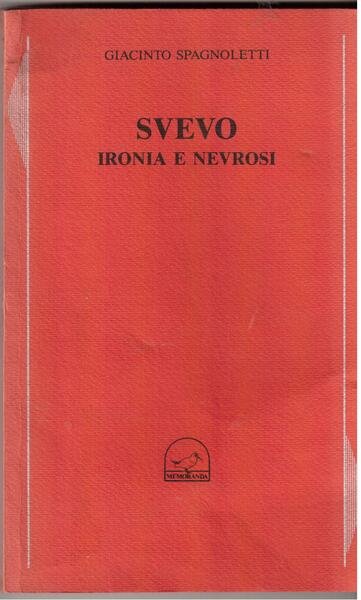 Svevo Ironia e nevrosi