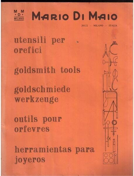 Utensili per orefici-Goldsmith tools-Goldschmiede werkzeuge-Outils pour orfevres-Herramientas para joyeros