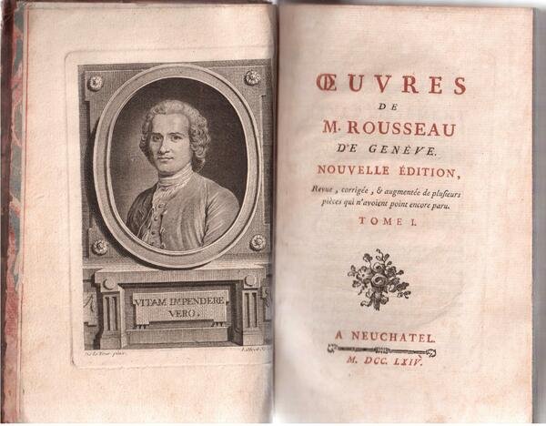 Oeuvres de M. Rousseau de Genève Nouvelle edition revue, corrigée, …