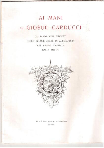Ai mani di Giosuè Carducci Gli insegnanti federati delle scuole …