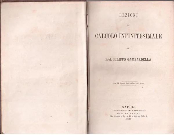 Lezioni di calcolo infinitesimale