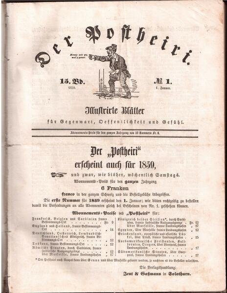 Der Postheiri Illustrirte Blatter