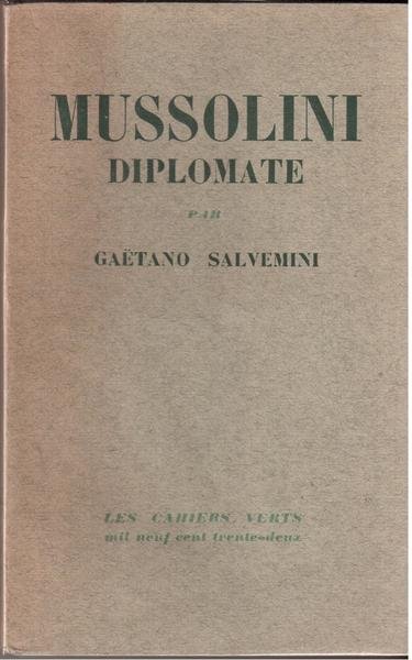 Mussolini diplomate