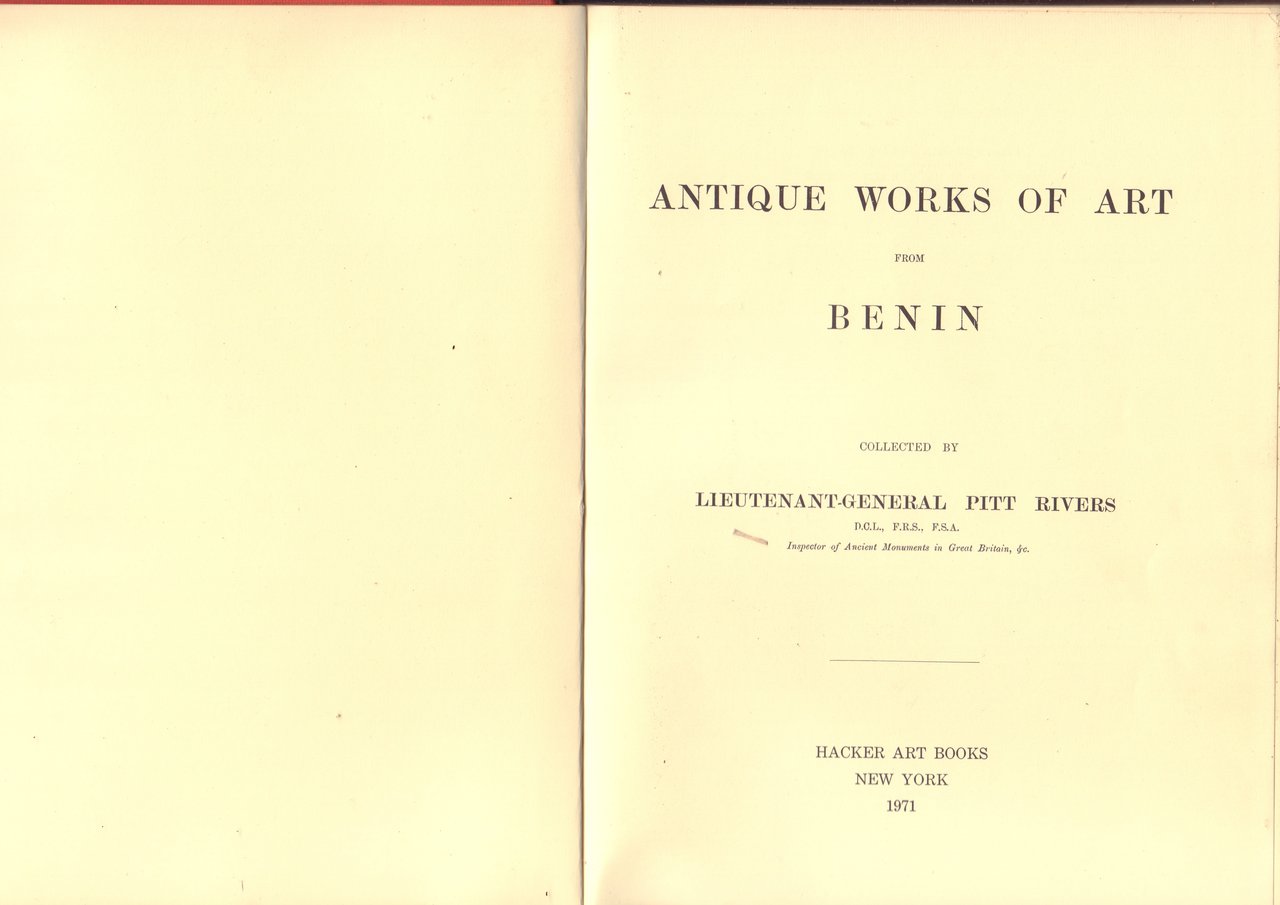 Antique works of art from Benin-Arte africana