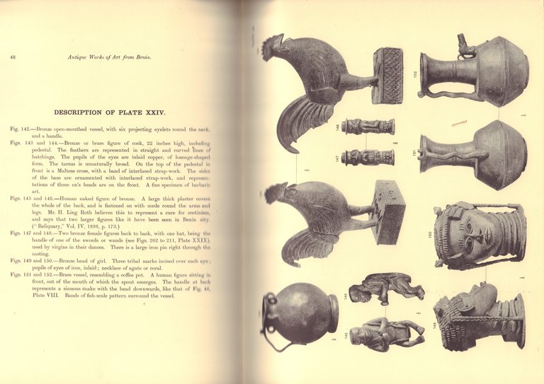 Antique works of art from Benin-Arte africana