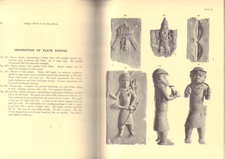 Antique works of art from Benin-Arte africana