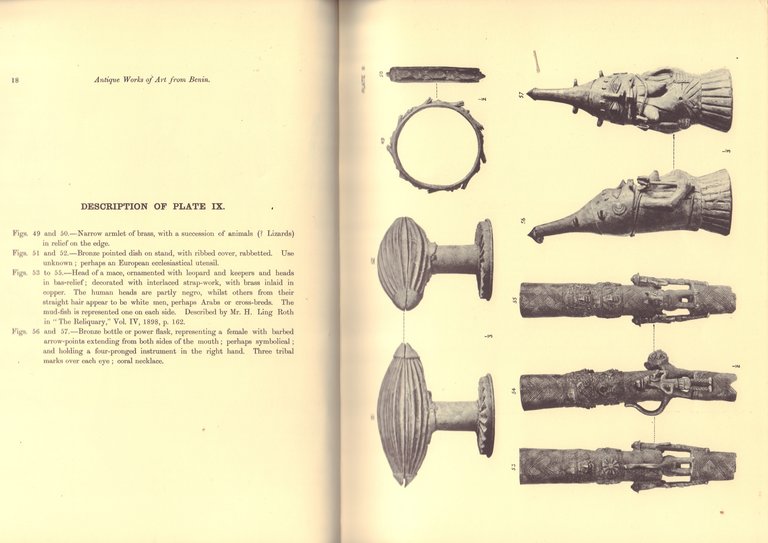 Antique works of art from Benin-Arte africana