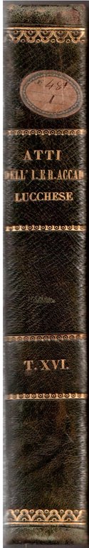 Atti dell'Imperiale e Reale Accademia Lucchese