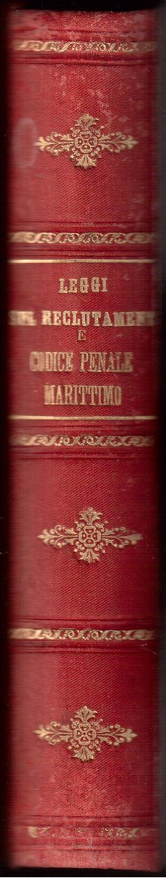 Commentario delle leggi sul reclutamento dell'esercito-Codice penale militare marittimo