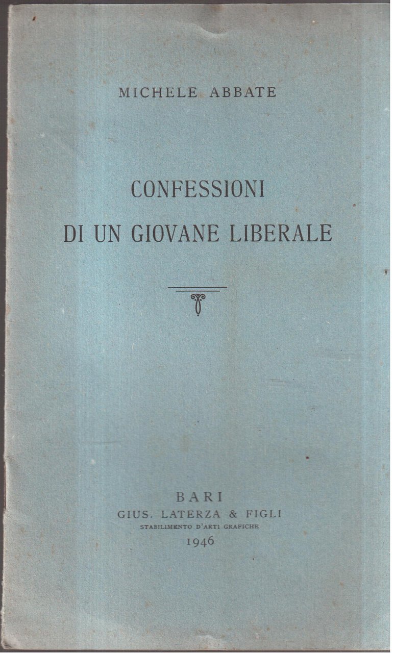 Confessioni di un giovane liberale | Immagine principale