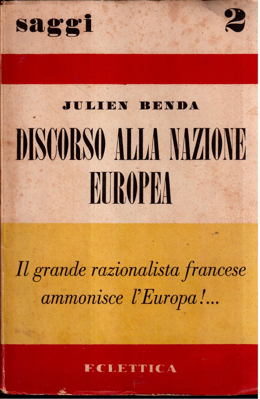 Discorso alla nazione europea
