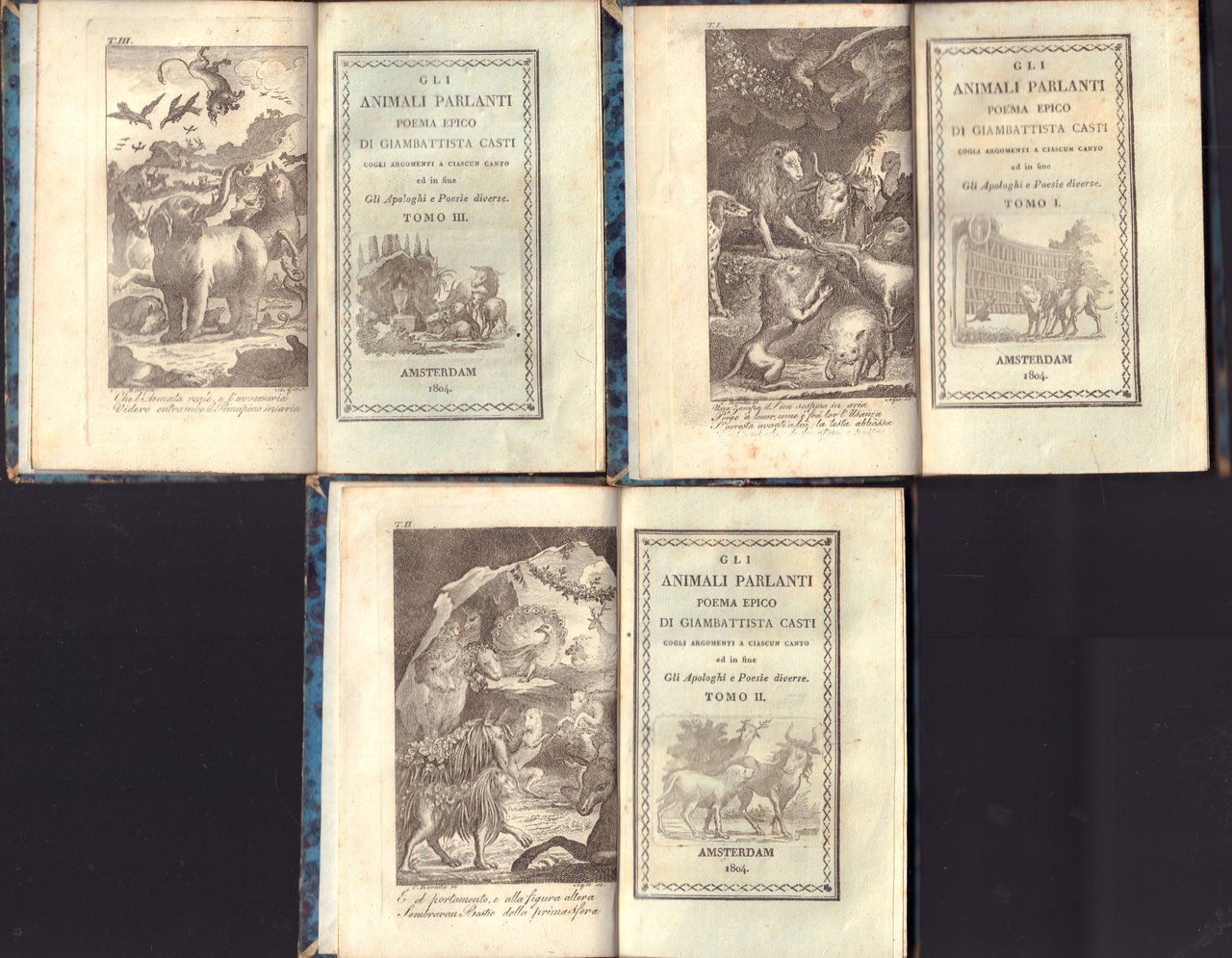 Gli animali parlanti- Poema epico di Giambattista Casti