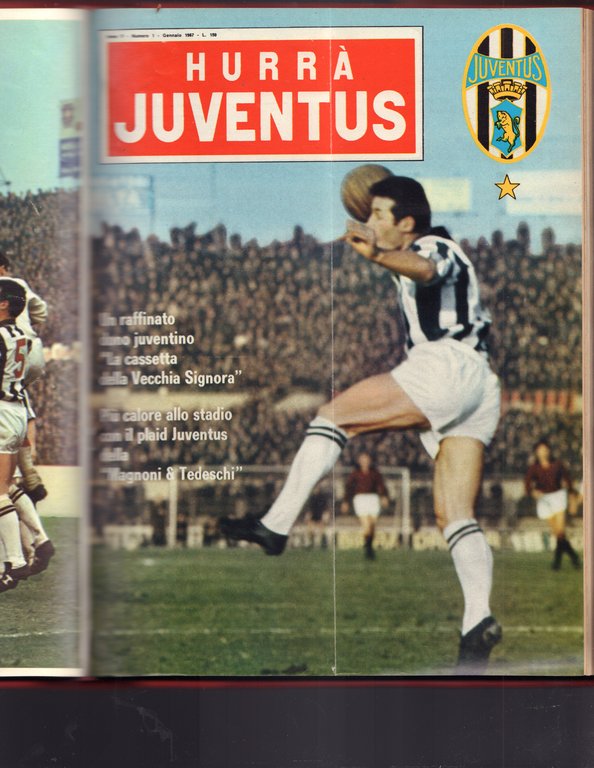 Hurrà Juventus- Mensile sportivo- Annate complete 1966/1967-rilegate