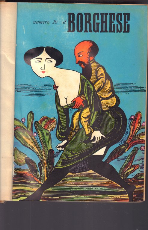 Il Borghese-Settimanale- Annata completa 1954- Rilegati in 2 volumi- (27097)