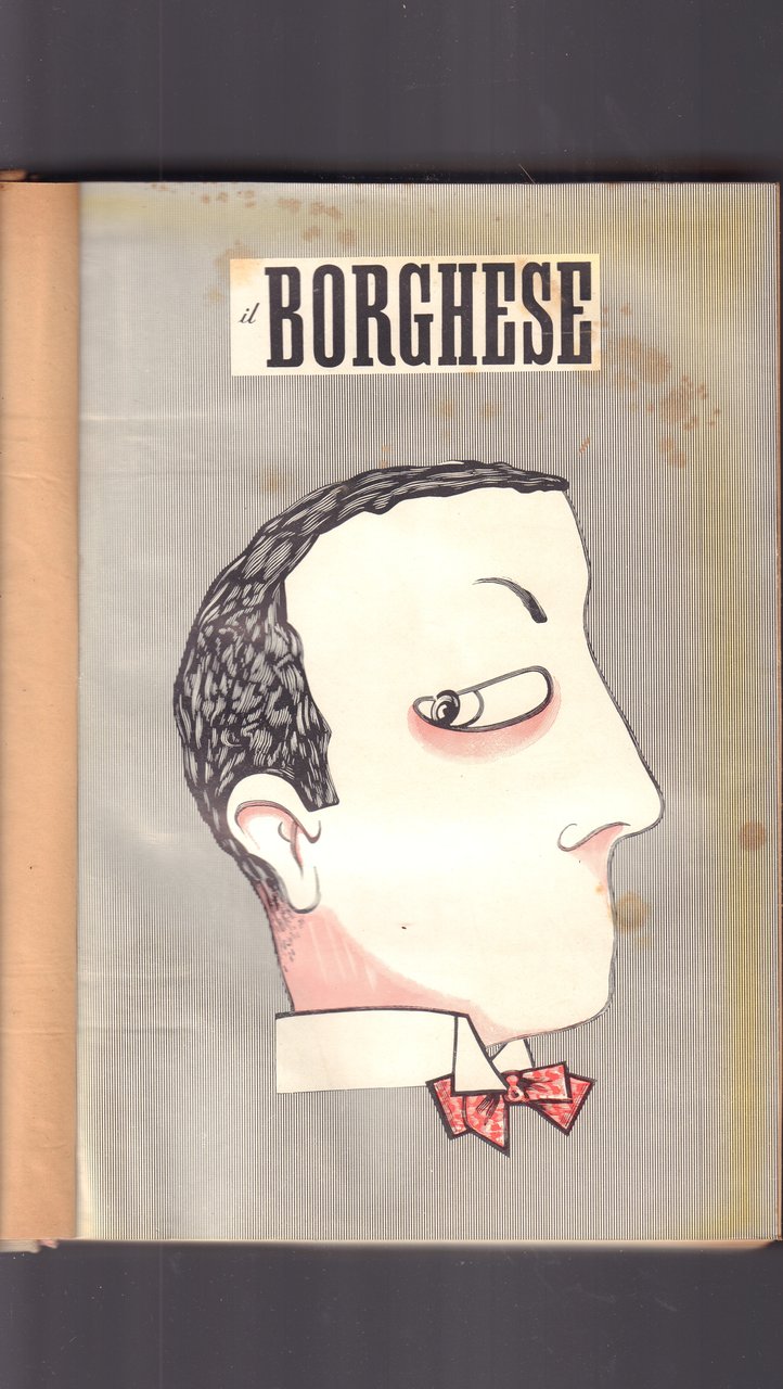 Il Borghese-Settimanale- Annata completa 1956- Rilegati in 2 volumi- (27096)