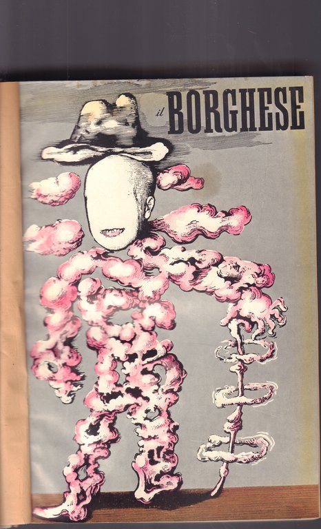 Il Borghese-Settimanale- Annata completa 1956- Rilegati in 2 volumi- (27096)